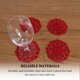thumbnail image 3 of Paquete de 4 posavasos de Navidad Injueey para fiestas copos de nieve vajilla de cocina, 3 of 6