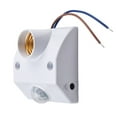 thumbnail image 1 of PIR Motion Sensor Light Socket Automatic Lamp Holder for E27 Bulb AC110-240V, 1 of 8