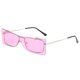 thumbnail image 4 of Marco Pequeño UV400 Rosado Sunnimix Las mujeres levantan las gafas de sol, 4 of 4