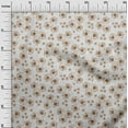 thumbnail image 3 of oneOone Cotton Poplin Twill Brown Fabric Florals Fabric For Sewing Printed Craft Fabric By The Yard 56 Inch Wide, 3 of 6