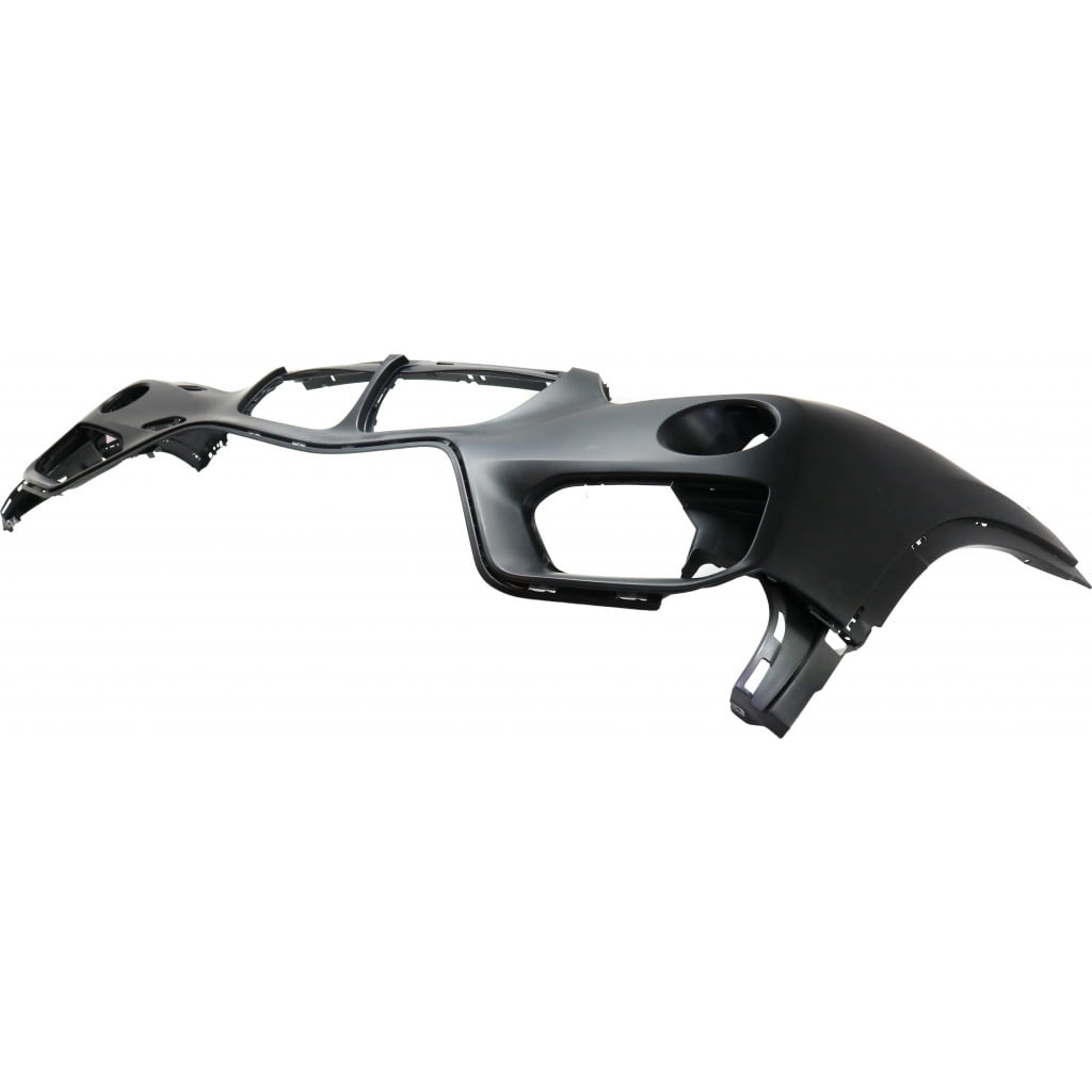 For BMW X1 Front Bumper Cover 2016 2017 2018 Upper | Primed | Plastic | w/ Headlight Washer Holes | w/o M Package | w/o Park Distance Control Sensor Holes | BM1014102 | 51117453565