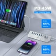 thumbnail image 4 of Concentrador USB Alimentado intpw de 9 Puertos USB 3.2 con Adaptador de 65W, 4 of 8