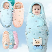 1pc Newborn Infant Baby  Sleeping Bags Soft Cotton Swaddle Wrap Blanket Protective Sleeping Bag 30*60cm