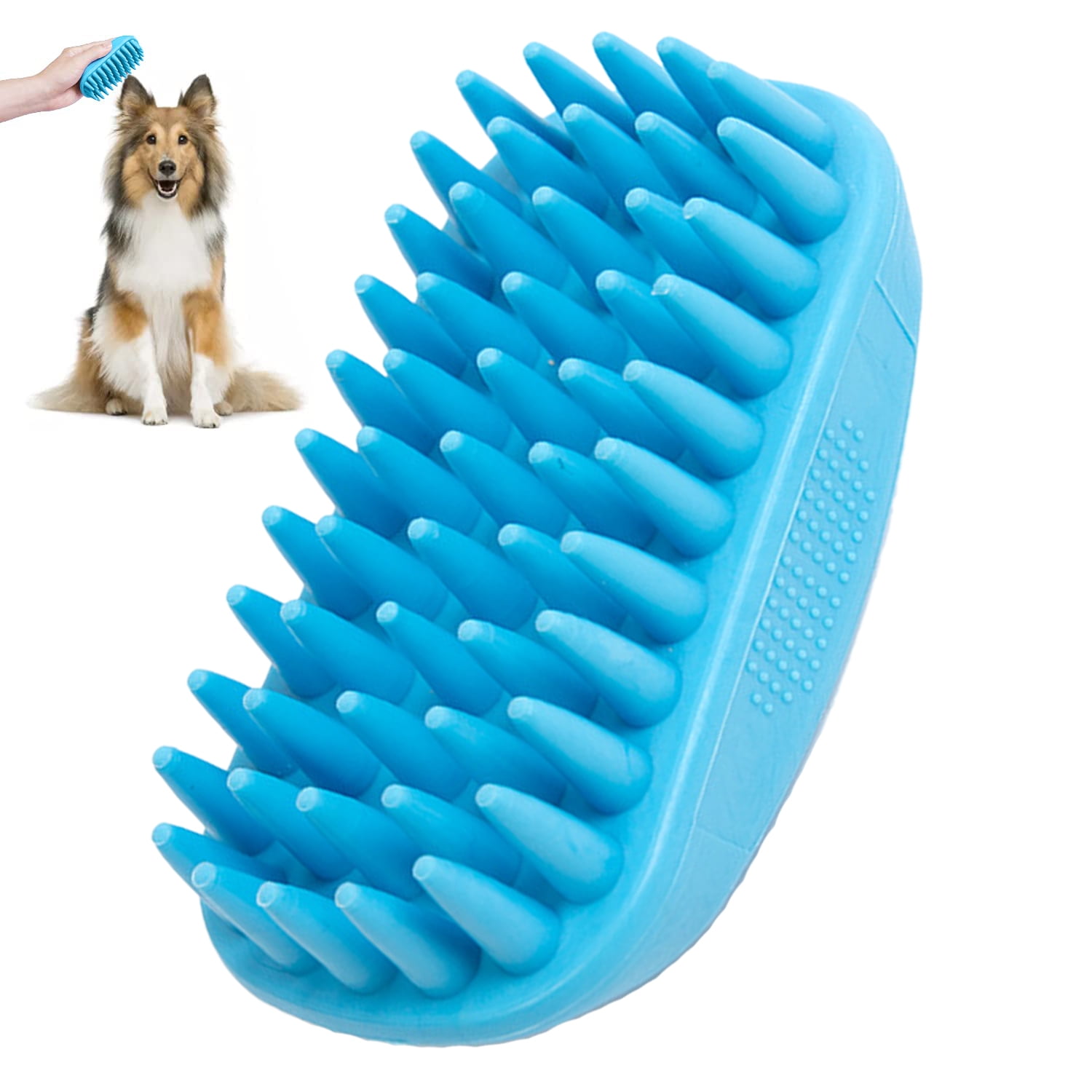 Silicone Dog Bath Massage Gloves Brush Pet Cat Bathroom Cleaning Tool Comb  Brush For Dog Can Pour Shampoo Dog Grooming Supplies - CJdropshipping