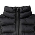 thumbnail image 6 of Abomasnow Kids Boys and Girls Puffer Vest Jacket Sleeveless Stand Collar Solid Jackets Casual Lightweight Warm Winter Cold Weather Hikking Outerwear Jackets with Pockets 7-15 Years, 6 of 7