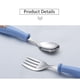 thumbnail image 5 of Juego de Cuchara y Tenedor de Acero Inoxidable, Vajilla Ecológica para Alimentos, Resistente a La Erosión, Pulido Espejo, Fácil de Limpiar, para Uso Doméstico o En Restaurantes, 1 Juego, Agarre Cómod, 5 of 6