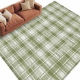 thumbnail image 6 of Sage Green Plaid Area Rug 8x10 Washable Rug Non Slip Modern Art Checkered Farmhouse Large Area Rug Soft Stainresistant Indoor Floor Carpet for Living Room Bedroom Home Office Dining Room Nursery, 6 of 8