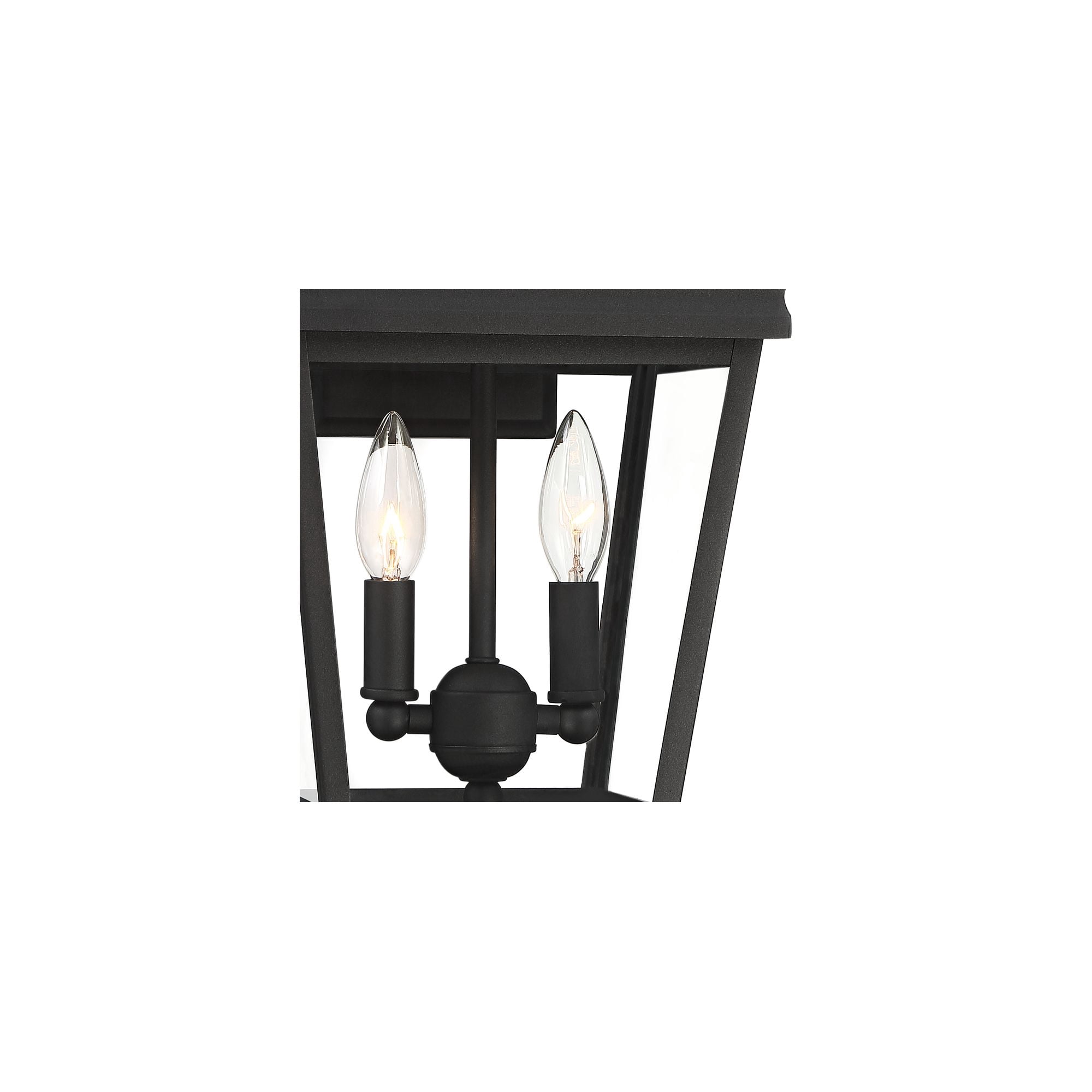 John Timberland Stratton Street Rustic Outdoor Wall Light Fixture Texturized Black 16 1/2" Clear Glass for Post Exterior Barn Deck House Porch Yard