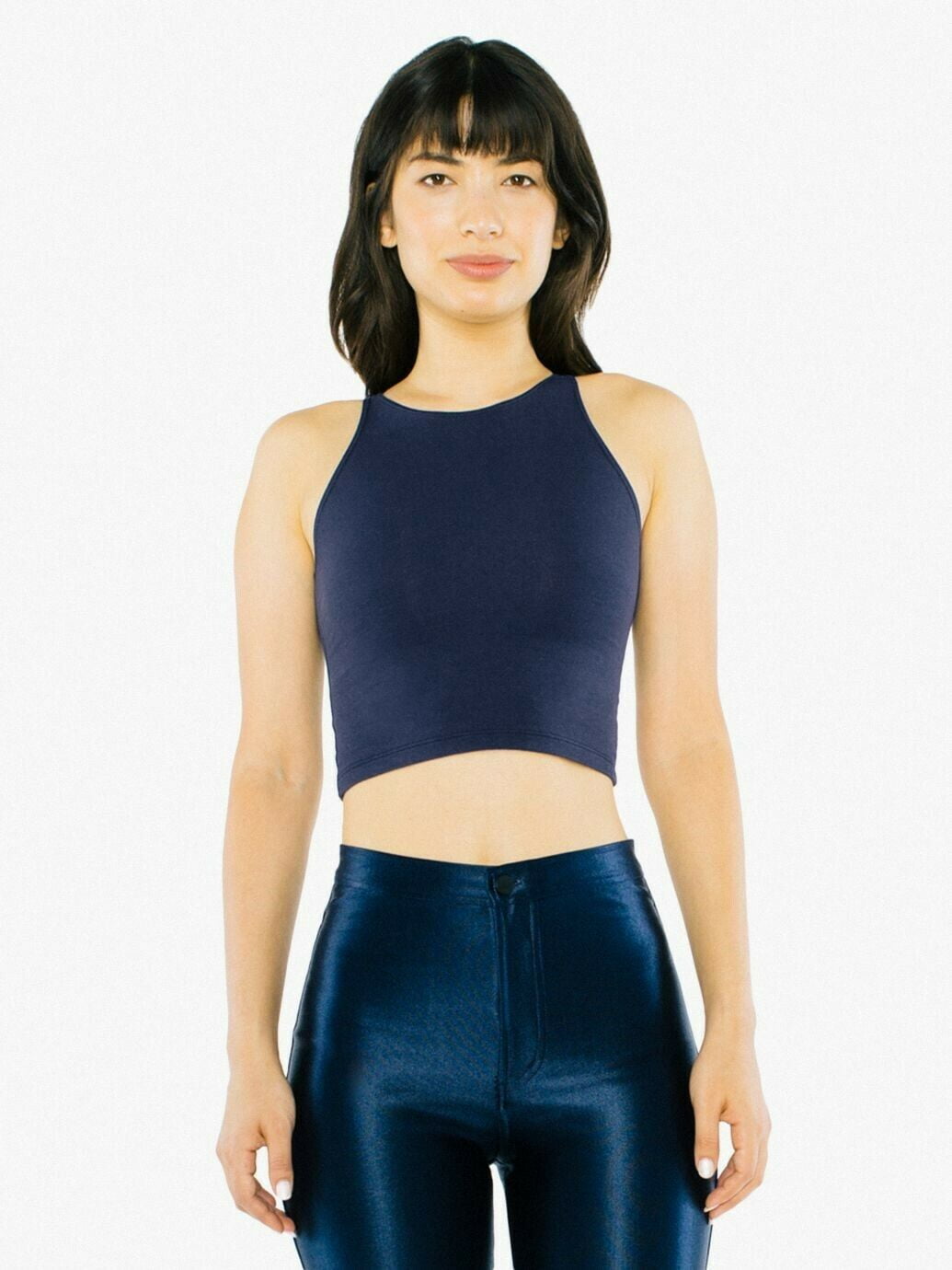 american apparel sleeveless crop top