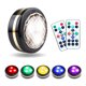 thumbnail image 5 of Baterías operadas debajo de las luces del gabinete Luz de disco LED regulable con control remoto para colores RGBW de cocina, 5 of 8