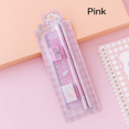 thumbnail image 1 of 5Items Stationery Set Children's Day Gifts New Semester Gift Package Pupils Pencil Eraser Pencil Sharpener Ruler Pink, 1 of 5