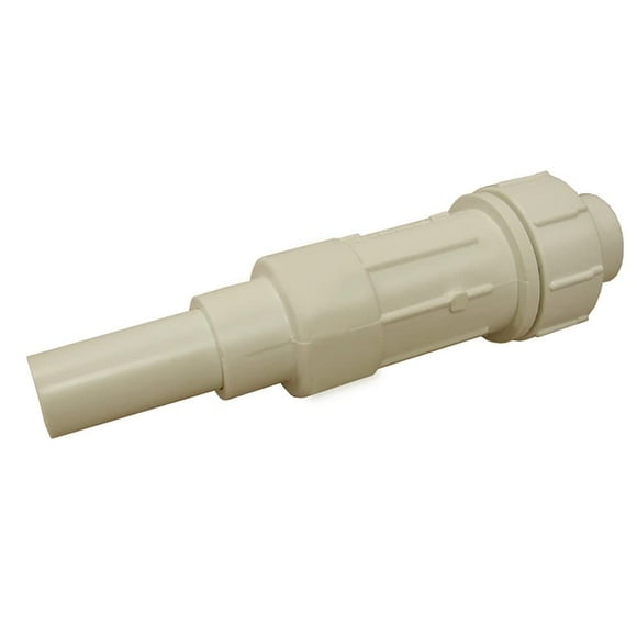 Jones Stephens E09075 3/4 PVC Expand Coupling - White