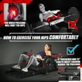 thumbnail image 2 of Syedee Machine à Entraînement de Glute, Machine de Poussée de Hanche Robuste à Plaque, Machine à Pont de Glute pour Modelage des Muscles du Glute, 2 of 9
