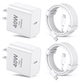 thumbnail image 1 of Cargador QASHQAI de Pared Rápido USB C 40W para iPhone 17 Pro Max, 1 of 9