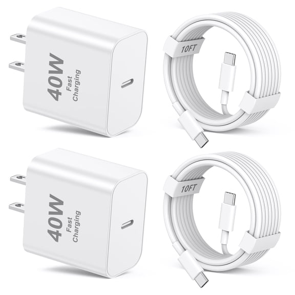 Cargador QASHQAI de Pared Rápido USB C 40W para iPhone 17 Pro Max
