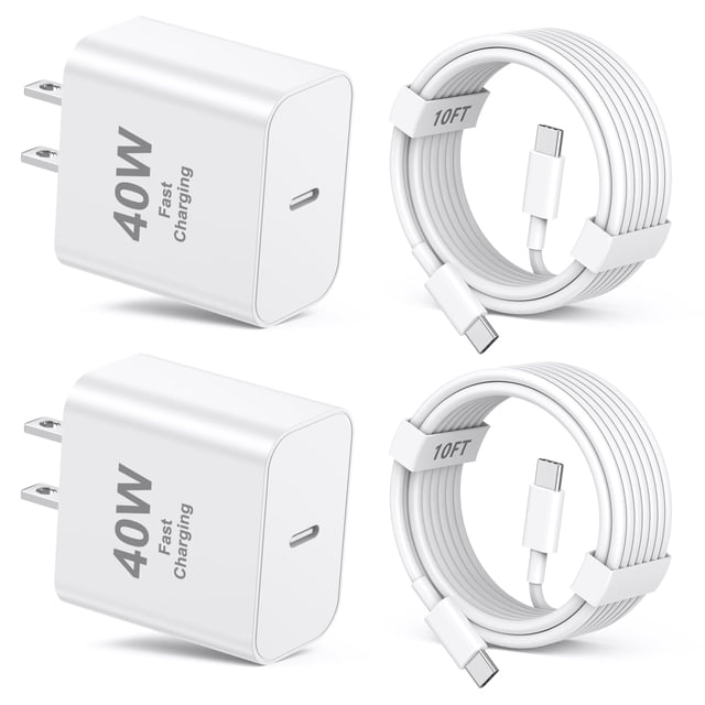Cargador QASHQAI de Pared Rápido USB C 40W para iPhone 17 Pro Max