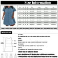 thumbnail image 3 of SnnmBlm Women's Plus Size Summer Dress Solid Color Casual Denim Dress Short Casual Denim Dress Sun Dresses 2024 Gray 3XL, 3 of 5