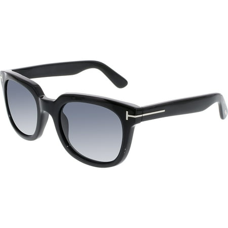 Tom Ford Women's Campbell FT0198-01A-53 Black Square Sunglasses