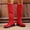 Red, variant on Womens Casual Winter Knee High Boots Low Heel Suede Sleeve Comfortable Versatile Shoes Low Heel Fall Slouchy Winter Boots