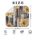 thumbnail image 4 of Sunflower Kitchen Counter Dish Drying Mat Microfiber Absorbent Rack Pad Foldable Floral Drainer Mat 16x18 Inch, 4 of 7