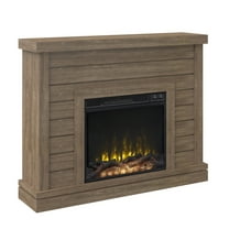 Twin Star Home Shiplap Wall Mantel Electric Fireplace