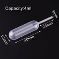 thumbnail image 2 of 50pcs 4ml Disposable Clear Plastic Tube Dropper Liquid Syringe For Jam,Cupcake,Chocolate,Ice Cream, 2 of 5