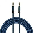 thumbnail image 1 of 3x Cable de Audio Jack de 3,5 Mm Conector de Coche Trenzado de Nailon para Enchufar Cable AUX 3 piezas, 1 of 8