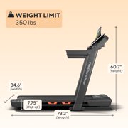 ProForm Carbon Pro 9000 Treadmill: 16 HD Touchscreen, 0-12 MPH, 12% Incline, Auto-Adjust Speed & Incline, ProShox™ Cushioning & iFIT Membership for Immersive, Trainer-Led Workouts