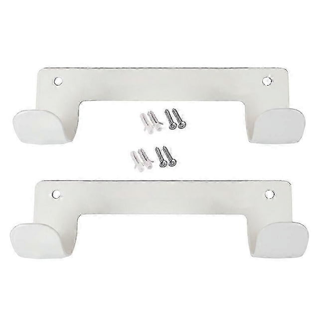 Paquete de 2 colgadores para tabla de planchar, soporte de pared para lavandería (blanco) p2024112625