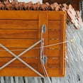 thumbnail image 1 of KONTONTY 1 Set Folding Table Hinge Stainless Steel Silver Smooth Operation Hinge for Deck, 1 of 6