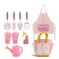 thumbnail image 1 of 9pcs Kids Gardening Tools Children Outdoor Planting Toy Kit With Storage Bag, 1 of 5