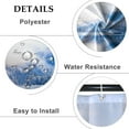 thumbnail image 5 of Winter Riverside Bathroom Curtains Shower Set Nature View Snow Moutain Lake Bath Curtains Shower with Hooks Winter Holiday Waterproof Shower Curtain Set 36x72 Inch for Bathtubs Bath Decors, 5 of 6