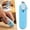 Blue, variant on 2-in-1 Box Cutter and Thermal Paper Eraser Blue 2 Pack Pen-Style Opener for Boxes Privacy Eraser for Receipts Labels