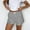 Gray, variant on Vivianyo HD Shorts for Women Summer Clearance Spring And Summer Cute Comfortable Elastic Waist Women Bottom New Fashion Print Casual Short Pants