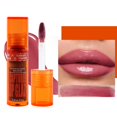 thumbnail image 1 of Lip Glosses Amber Lip Gloss With M Irror Finish Long Lasting Non Stick And Non Fading Cup, 1 of 9