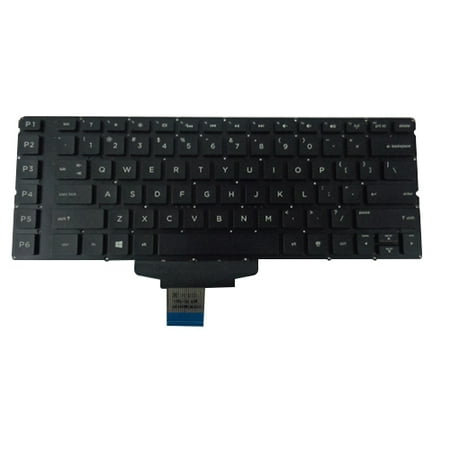 Black Backlit Keyboard for HP Omen 15-5000 Laptops - No Frame