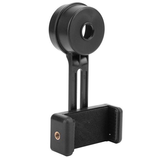Telescope Adapter Mount, Safe To Use Photography Adapter Mount Simple To Use For Mobile Phone For Family Black