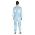 thumbnail image 7 of Cute Cloud and Sky Adult onesie Pajamas, Crystal Velvet Ultra Soft Warm Jumpsuit for Men and Women, 7 of 7