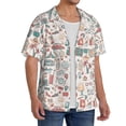 thumbnail image 2 of Goofa Summer Life Printed Men's Casual Short-sleeved Shirt,Lightweight Breathable Button-down,Summer Casual men's top,Versatile Fashion shirt-XX-Large, 2 of 7