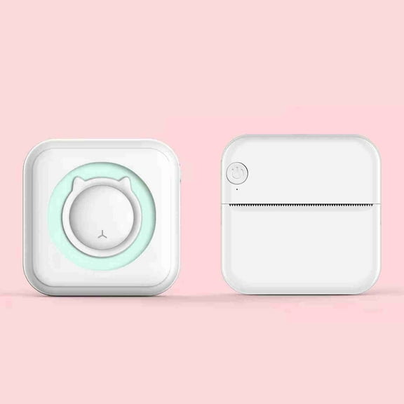Printer  Photo Printer Multifunction Portable Printer Wireless  Mini Printer Support BT Connection For Smartphone With 6 Thermal Paper Rolls 5 Self-adhesive Paper