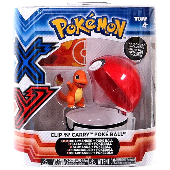 Pokemon Clip n Carry Pokeball Charmander & Poke Ball Figure Set