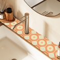 thumbnail image 2 of Yayeee Faucet Mat for Kitchen Sink 14.7" Diatomite Long Splash Guard Pad, Orange Circle, 2 of 7