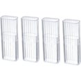 thumbnail image 1 of JIAXINGBING 4Pcs Portable Dental Floss Storage Box, Floss Dispenser, Floss Picks Case, Transparent Plastic, Cotton Swab Box, 1 of 7