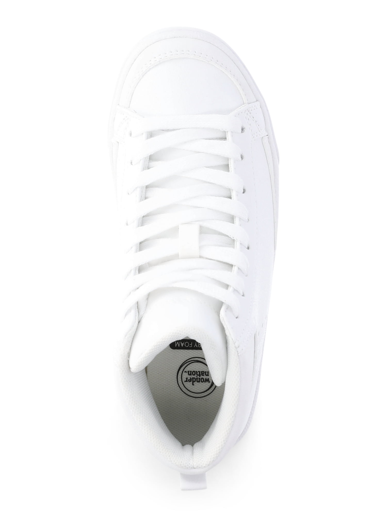 Wonder Nation Little Girl & Big Girl Lace Up High Top Sneaker