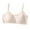 Beige, variant on MUXiin Little Girl Bras 7-8 Girls Training Bra Fixed Cup Support Top for School Sports and Running Activities Racerback Training Bras For Girls