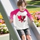 thumbnail image 4 of Blusas y camisas de manga larga y cuello redondo para niños y niñas, blusa informal de moda con bloques de color, manga larga y cuello redondo, estampado, para niñas de 2 a 15 años., 4 of 9