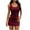 Womens Wine Sequin Dresses, variant on Summer Workout Sets for Women Two Piece Athletic Outfits,Y2K Quick Dry Workout Tank Top and Mini Skirt