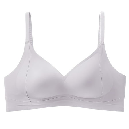 Bigersell Seemless Bra Upgrade Women s Bra Without Underwire Lightweight Breathable Underwear Sports Bra Balconette Bra Style F-1275 Purples XXL