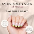 thumbnail image 2 of Uñas a presión Glamnetic St. Barths semitransparentes en degradé, 2 of 6