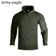 thumbnail image 2 of Camiseta de manga larga para hombre, estilo militar, camuflaje de rana, para exteriores, secado rápido, pantalones cortos para senderismo, material flexible, ajuste cómodo, 2 of 4